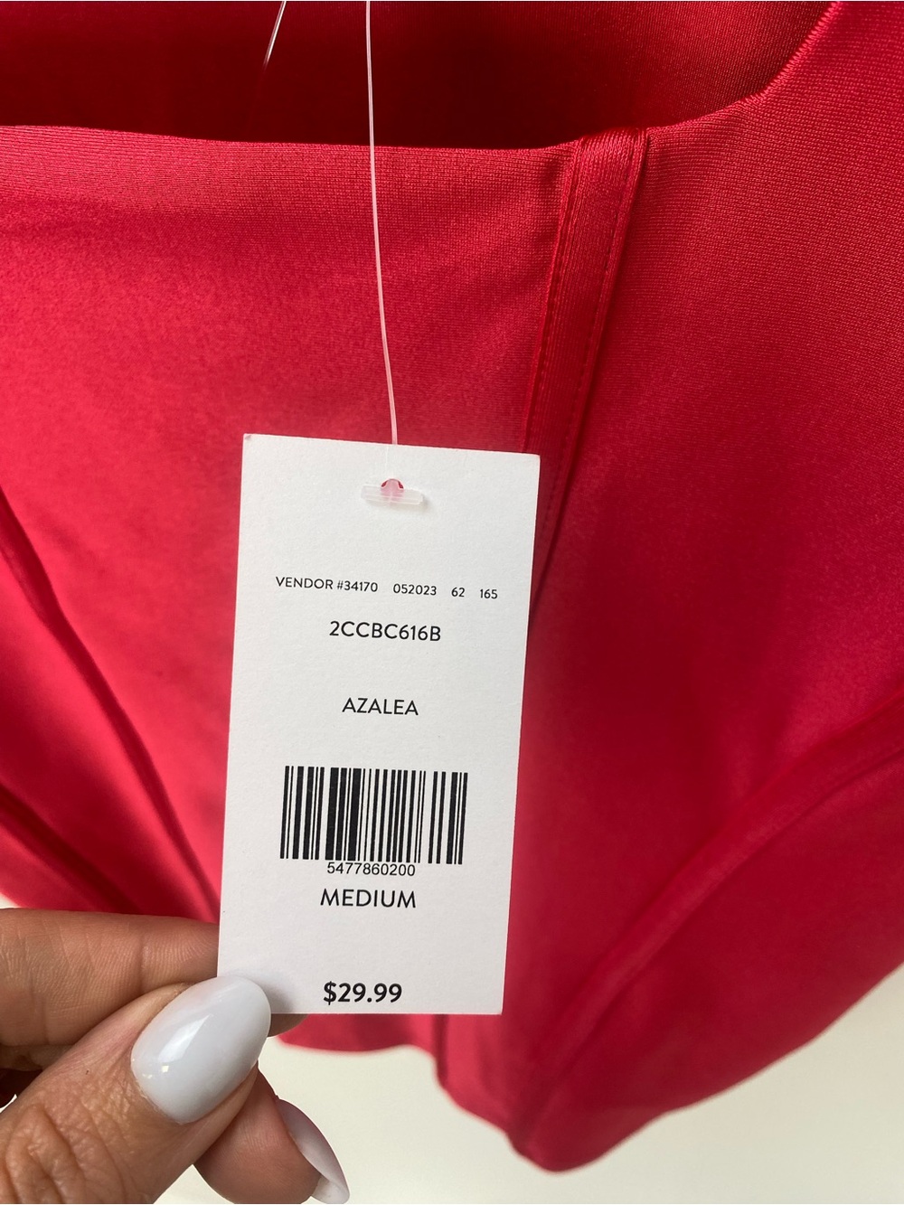 Willow + Root Fuchsia Tank Top with Structured Seams - Picture 3 of 7